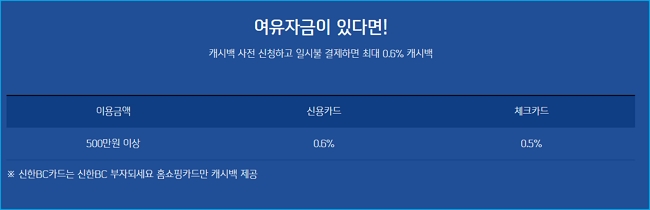 신한카드 카드일시불2